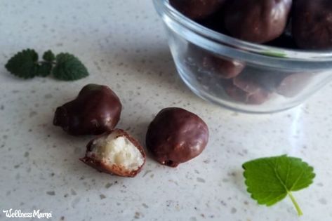 Homemade Junior Mints Recipe With Natural Ingredients | Wellness Mama Mints Recipe, Coconut Butter Cups, Mint Milkshake, Asian Lettuce Wraps, Pineapple Whip, Mint Chip Ice Cream, Healthier Sweets, Peppermint Extract, Junior Mints