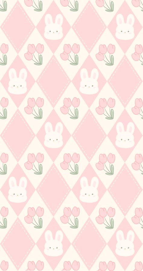 Cute bunny with flowers pink illustration. Tumblr, Cute Wallpaper Iphone Aesthetic, Aesthetic Wallpaper Dark, Cute Wallpaper Iphone, Hd Wallpaper Black, Wallpaper Iphone Tumblr, Iphone Aesthetic Wallpaper, Wallpaper Aesthetic Dark, Tumblr Wallpapers