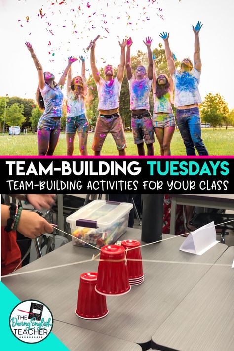 Good Team Building Activities, Teacher Activities Team Building, Activities For High School Students Fun, Team Building Activities For Sport Teams, Team Building Fun Activities, Class Team Building, Group Building Activities Teamwork, Teamwork Classroom Activities, Team Building Activities For Small Groups