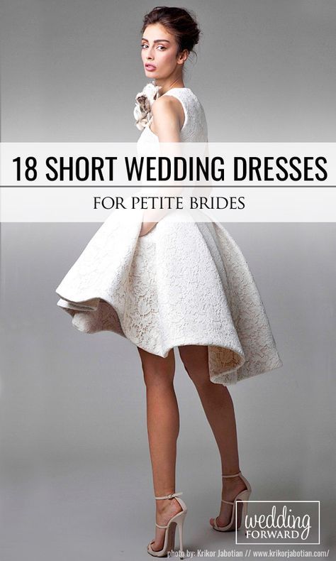 Modern Short Wedding Dress Vintage, Short Wedding Gowns The Bride, Simple Wedding Dress For Short Women, Elopment Dresses Short, Short White Bridal Dress, Short Pink Wedding Dress, Short Girl Wedding Dress, Petite Wedding Dresses Short Bride, Simple Casual Wedding Dress