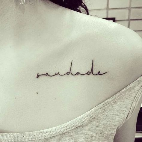 175 Amazing Portuguese Tattoo Design with Meaning, Ideas, and Celebrities 99 Saudade Meaning Tattoos, Saudade Tattoo Fonts, Saudade Tattoo, Tattoo Fonts Lettering, Tattoo Design With Meaning, Portuguese Tattoo, Tribute Tattoo, Diamond Tattoo Designs, Tribute Tattoos