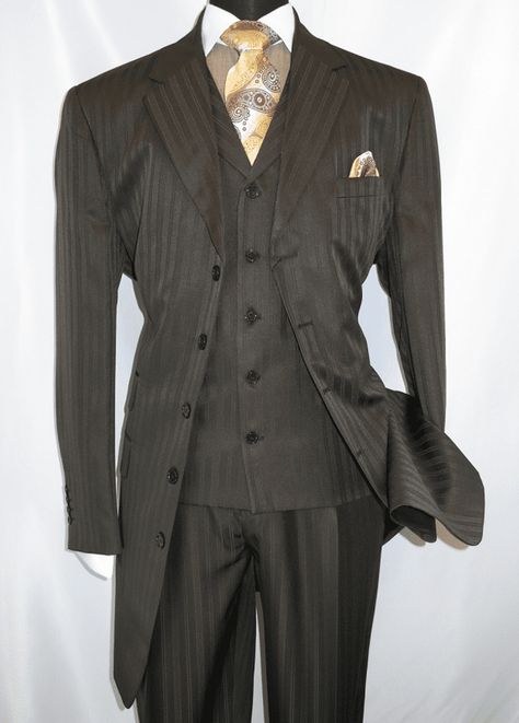 Zoot Suits, Types Of Suits, Stylish Mens Suits, Zoot Suit, Button Fashion, Black Men Fashion Swag, Mens Fashion Wear, Mens Blazer Jacket, Dress Suits For Men