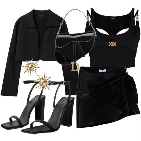 Vercase Outfits, Stiletto Outfit, Versace Outfit Women, 1 Aesthetic, Glam Outfit, Effortlessly Chic Outfits, Versace Outfit, Aesthetic Style, Looks Chic