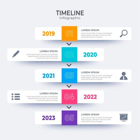 Flat timeline infographic template | Premium Vector #Freepik #vector #infographic #timeline #graphics #flat Timeline Ppt Template, Graphic Timeline Design, Phases Infographic, Process Infographic Design, Timeline Design Ideas, Timeline Graphic Design, Timeline Website, Infographic Layout Templates, Timeline Graphic