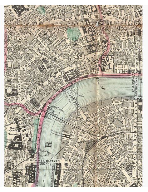 LONDON MAP Old London, Vintage Anatomy, Map Of London, Kentish Town, Victorian London, London Map, Map Globe, London Town, Old Maps