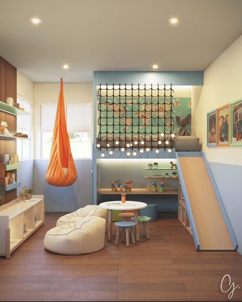 Loft Playroom, Indoor Playroom, Ideas Habitaciones, Diy Playroom, Kids Basement, Kids Loft, Bar Basement, Basement Playroom, Boys Playroom