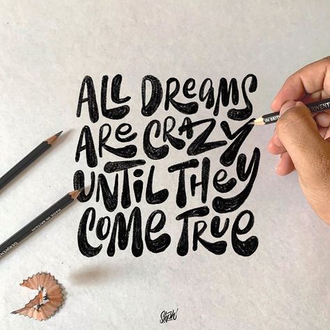 Hand Typography, Calligraphy Quotes Doodles, Typography Designs, Doodle Quotes, Typography Artwork, Hand Lettering Inspiration, Hand Lettering Art, Hand Lettering Alphabet, Lettering Alphabet Fonts