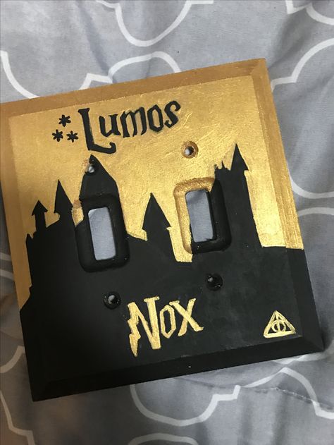 Harry Potter⚡️-Lumos/Nox (done by moi) Classroom Ideas, Harry Potter, Harry Potter Lumos, Lumos Nox, Craft Room