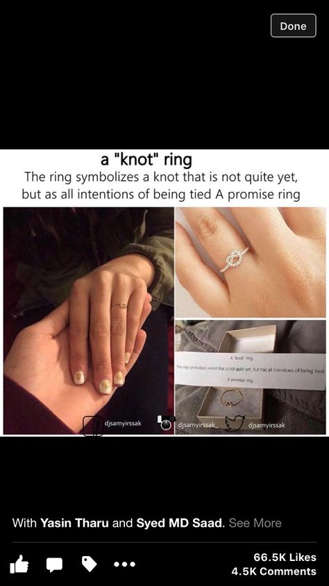 Knot Ring Promise, Boyfriend Bucket Lists, Cute Promise Rings, Future Wedding Plans, Cute Wedding Ideas, Knot Ring, Put A Ring On It, Funny Relationship, Cute Relationship Goals