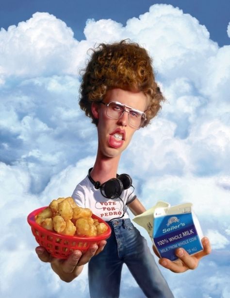 Celebrity Caricatures Napoleon Dynamite, Jon Heder, Designer Couch, Jean Reno, Golf Magazine, Celebrity Caricatures, Golf Humor, Famous Faces, Caricatures