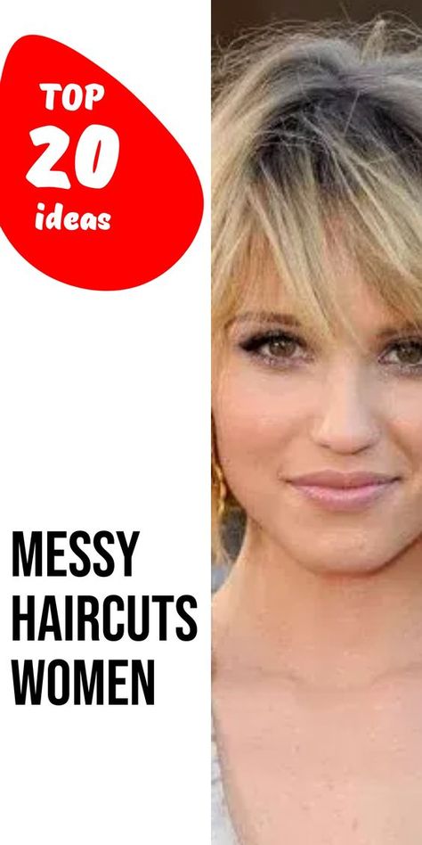 Embrace the allure of imperfection with the top messy haircuts women are picking in 202These styles range from the daringly short to romantically long, all crafted to enhance natural texture and volume. If your hair is straight, consider adding layers or waves to join the messy trend that`s sweeping the fashion world. Find your next haircut inspiration among these standout choices that promise to revamp your look. Messy Short Fine Hair, Fine Textured Hair Hairstyles, Messy Hair Haircut, Choppy Messy Hairstyles, Short Hairstyle Women Summer, Short Haircuts For Women Thick Hair, Hair Cuts For Thinner Hair 2024, Messy Hairstyles Women, Messy Haircuts Women