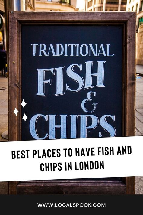 Check out the best restaurants, pubs and cafes to have authentic fish and chips when in London. Best Fish And Chips In London, Fish And Chips London, London Fish And Chips, Best London Pubs, Fish And Chips Restaurant, Meals For Families, British Fish And Chips, Traditional Fish And Chips, Best Places In London