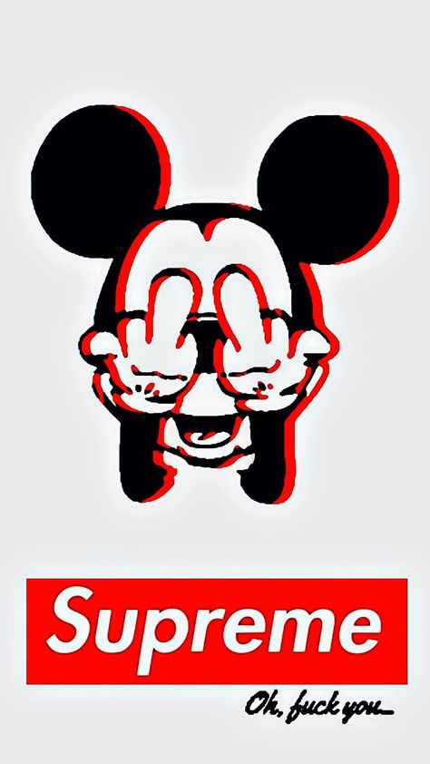 Mickey Mouse Dope iPhone Wallpapers - Top Free Mickey Mouse Dope iPhone Backgrounds - WallpaperAccess Wallpaper Mickey Mouse, Supreme Wallpaper Hd, Supreme Iphone Wallpaper, Foto Disney, Hype Wallpaper, Hypebeast Wallpaper, Supreme Wallpaper, Mickey Mouse Wallpaper, Dope Wallpapers