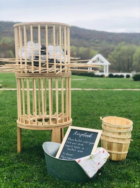 Giant Kerplunk, Kerplunk Game, Wedding Yard Games, Outdoor Wedding Games, Outdoor Yard Games, Fun Wedding Games, Lawn Games Wedding, Bohemian Backyard, Reception Games