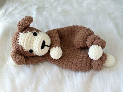 PUPPY Lovey Crochet Pattern, Crochet Dog PATTERN, Crochet Dog Snuggler, Lovey toy patterns, PDF Easy Crochet Pattern, English Only Crochet toys free patterns easy #crochettoysfreepatternseasy #crochet #crochettoy #crochetpattern #crochetpatterns 4.700 Amigurumi Patterns, Snuggler Pattern, Amigurumi Puppy, Crochet Lovey Free Pattern, Puppy Crochet, Lovey Crochet Pattern, Crochet Puppy, Crochet Nursery Decor, Puppy Pattern