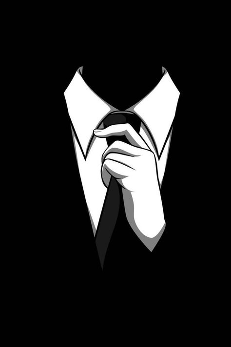 Download Black Tie wallpaper by RafikiYako - 0d - Free on ZEDGE™ now. Browse millions of popular anonymous Wallpapers and Ringtones on Zedge and personalize your phone to suit you. Browse our content now and free your phone Katarina League Of Legends, Hacker Wallpaper, Nba Art, Islamic Girl, Arte Horror, الرسومات اللطيفة, Screen Wallpaper, Dark Wallpaper, Black Wallpaper