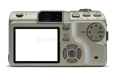 Compact digital camera, empty display. Isolated on white background, clipping pa #Sponsored , #Sponsored, #ad, #camera, #Compact, #display, #empty Camera Frame Template, Camera White Background, Camera Png, Camera Clip Art, Big Camera, White Camera, Camera Frame, Compact Digital Camera, Empty Frames