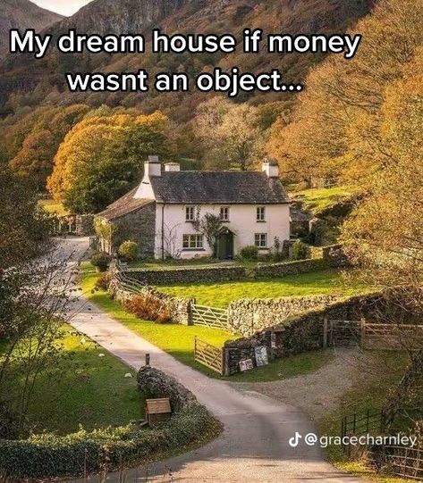 Cute Rural House, White Countryside House, English Cobblestone House, Ireland Houses Cottages, English Farmhouse Aesthetic, Old Irish Stone Houses, Scottish House Cottages, Old Scottish House, Old Irish Farmhouse