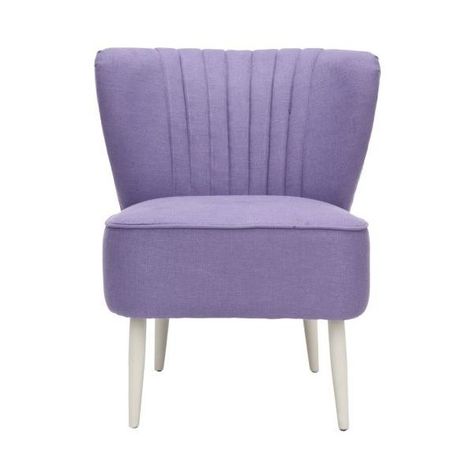 Safavieh MCR4548 Morgan Accent Chair Lavender Indoor Furniture Accent ($278) ❤ liked on Polyvore featuring home, furniture, chairs, accent chairs, accent, indoor furniture, lavender, safavieh chairs, safavieh and lavender accent chair Samos, Colored Chairs, Purple Furniture, Colored Furniture, Purple Chair, Periwinkle Purple, Safavieh Furniture, Slipper Chairs, Furniture Chairs