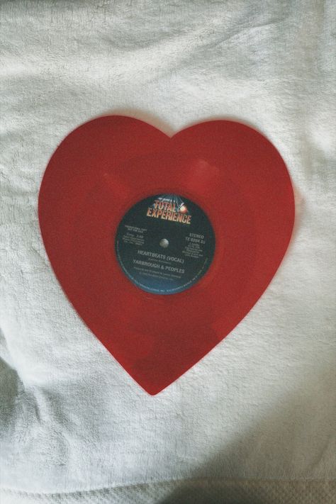 heart shaped vinyl Santos, Heart Vinyl, In A Heartbeat, Vinyl Records, Heart Shapes, Vinyl, Film