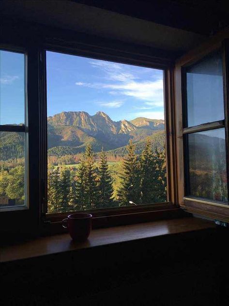 Imgur Post - Imgur College Life, Appalachian Mountains Aesthetic, Winter Cabin, Window View, Rustic Cabin, Nature Aesthetic, Pretty Places, Finding Peace, Travel Aesthetic