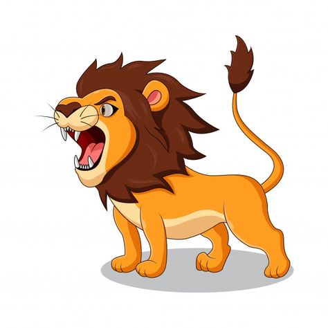 León de dibujos animados rugiendo Vector... | Premium Vector #Freepik #vector #dibujos-animados #animal #leon #ilustracion Lion Cartoon Illustration, Lion Cartoon Drawing, Lion Animation, Drawing Lion, Lion Roaring, Wallpaper Dog Aesthetic, Angry Lion, Lion Cartoon, Animals And Pet Supplies