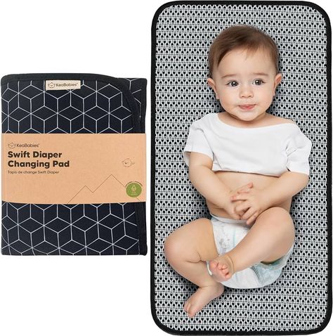 Amazon.com : Portable Diaper Changing Pad - Waterproof Foldable Baby Changing Mat - Travel Diaper Change Mat - Lightweight Changing Pads for Baby - Baby Changer - Machine Washable (Black Geo) : Baby Baby Changer, Portable Changing Mat, Travel Changing Pad, Diaper Changing Table, Portable Changing Pad, Diaper Changing Station, Change Mat, Baby Changing Mat, Baby Changing Pad