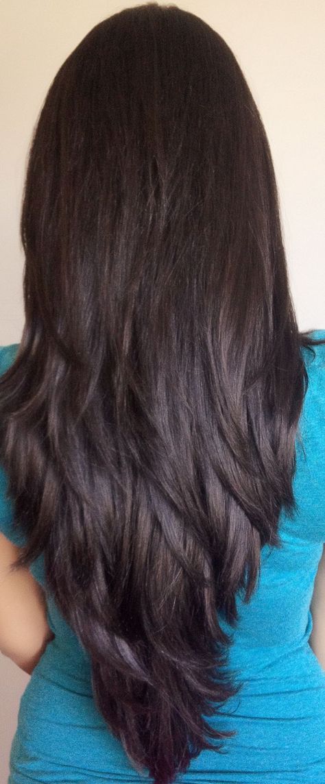 Long Layered Haircut, Hair Layered Haircuts, Long Layered Hair, Vlasové Trendy, Diy Haircut, Long Layered Haircuts, Hair Styler, Haircuts For Long Hair, Long Hair Cuts, Great Hair