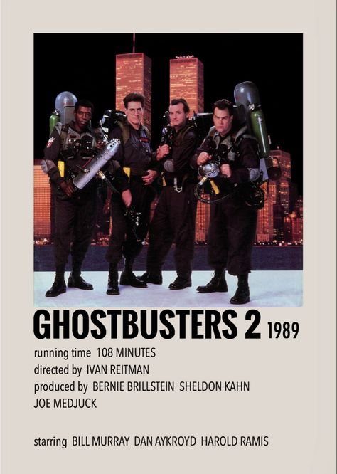 Movie Poster Ghostbusters, Ghostbusters Polaroid Poster, Ghostbusters Movie Poster, Ghostbusters Poster, Ghostbusters 2, Polaroid Movie Poster, Movie Character Posters, Ghostbusters 1984, Dan Aykroyd