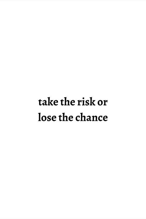 Take the risk or lose the chance. #motivation #success #goals - Image Credits: Lucas Shade | Bible prints & Inspirational quotes | Home Decor Motivation To Be Successful, Motivational Sayings For Success, Stepping Out Of Comfort Zone Aesthetic, Take Opportunities Quotes, Taking Opportunities Quotes, Inspiration For Athletes, Boldness Aesthetic, Vision Board Words Motivation, Motivating Quotes For Success