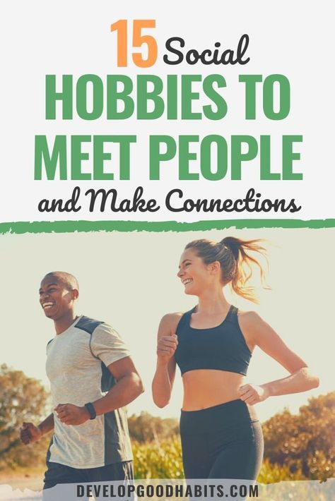 These social hobbies will help you make new friendships by interacting with like-minded adults in your area and connecting with new people. How to meet new friends online | good places to meet up and talk | social hobbies via @HabitChange Social Hobbies, Make Friends Online, Adult Hobbies, Online Friendship, Easy Hobbies, New Friendships, Hobbies For Adults, Cheap Hobbies, Hobbies For Women