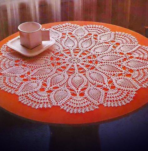 Vintage crochet doily pattern