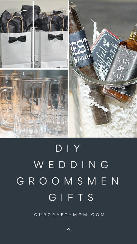 Looking for keepsake groomsmen gifts? Give them something that won't end up in a drawer after the wedding. These DIY wedding groomsmen gifts are perfect! Wedding Gift Ideas For Groomsmen, Cricut Groomsmen Gifts, Simple Groomsmen Gifts, Annerversary Gifts, Diy Groomsmen Gifts, Wedding Groomsmen Gifts, Cheap Groomsmen Gifts, Wedding Ushers, Wedding Rehearsal Dinner Decorations