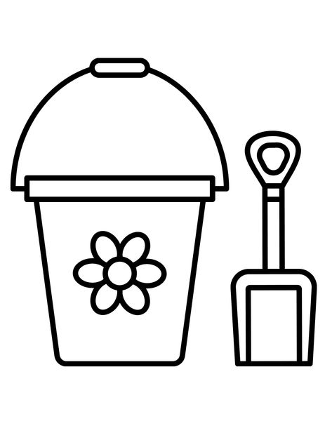 Bucket - Lol Coloring Pages Blueberries, Colouring Pages, Lol Coloring Pages, Lol Coloring, Beach Pail, Beach Bucket, Easy Coloring Pages, Buckets, Coloring Page