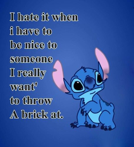 Humour, Stitch Quotes Funny Hilarious, Stich Quotes, Funny Stitch, Stitch Things, Funny Quotes Wallpaper, Cute Disney Quotes, Stitch Quotes, Funny Day Quotes