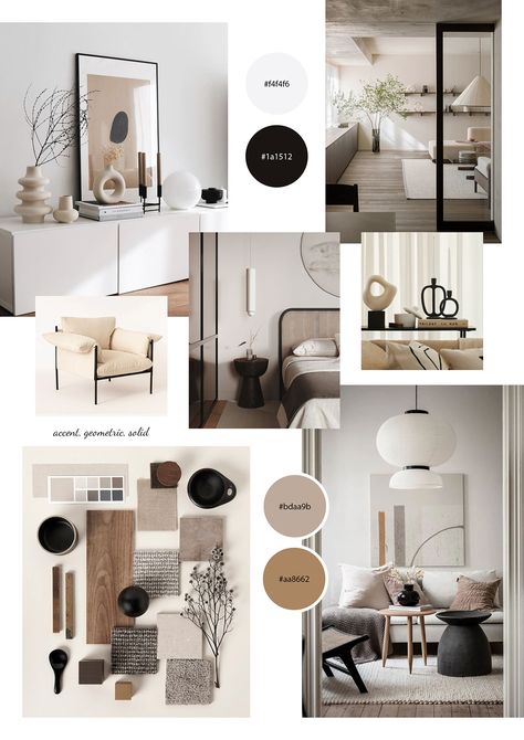 Interior Design moodboards :: Behance Minimal Interior Design Moodboard, Blue Accent Interior Design, Mood Board Modern Interior, Interior Design Mood Board 2024, Mode Board Interior Design, Scandinavian Interior Mood Board, House Design Mood Board, Organic Interior Design Concept, Moodboards Interior Design