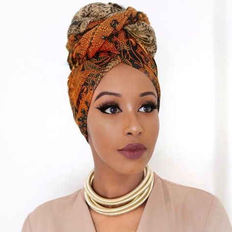 Headwrap Hairstyles, African Hair Wrap, Headwrap Tutorial, Hair Wrap Scarf, Head Wrap Styles, Mode Turban, Hair Scarf Styles, Head Scarf Styles, Pelo Afro