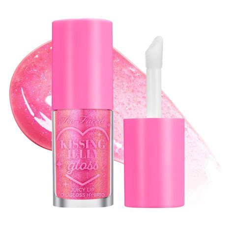 An ultra-moisturizing, nonsticky lip oil-gloss hybrid that hydrates with natural oils.Formulation Type: Lip GlossHighlighted Ingredients: - Sunflower and Jojoba Seed Oils: Soften lips.Ingredient Callouts: This product is vegan and cruelty-free.What Else You Need to Know: Get sheer candy color and shine with one swipe of this hydrating lip oil-gloss. Perfect for on-the-go use, it nourishes lips with natural oils and leaves a hint of tint. Try all the juicy scents for smooth, nourished, never-stic Too Faced Lip Gloss, Lip Oil Gloss, Hydrating Lip Oil, Lip Injection Extreme, Lip Jelly, Soften Lips, Hydrating Lip Gloss, Gloss Labial, Gloss À Lèvres