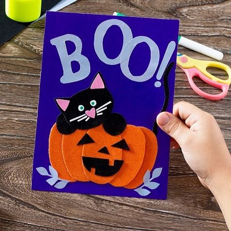 Montessori, Chat Halloween, Bricolage Halloween, Carte Halloween, Special Halloween, Easy Halloween Crafts, Halloween Crafts For Kids, Disney Costumes, Halloween Activities
