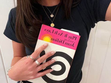 reading that girl joan didion play it as it lays colorful book aesthetic Play It As It Lays Aesthetic, Lays Aesthetic, Play It As It Lays, Joan Didion Books, Joan Didion, Books Aesthetic, Junk Drawer, Read Books, Look Alike