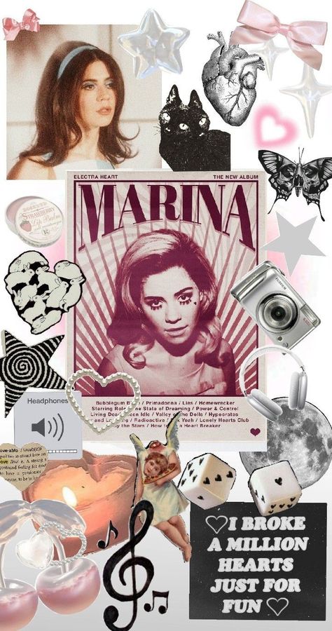 Marina Wallpaper, Victoria + Core, Marina And The Diamons, Rock And Roll Girl, Diamond Icon, Diamond Wallpaper, Whatsapp Wallpaper, Marina And The Diamonds, Other Mothers