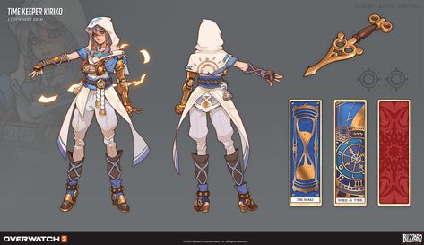 ArtStation - Time Keeper Kiriko Reaper Skins, Overwatch Skin Concepts, Astronaut Illustration, Character Turnaround, Anatomy Sketches, Time Keeper, Concept Art Character, Anime Drawings Tutorials, New Skin