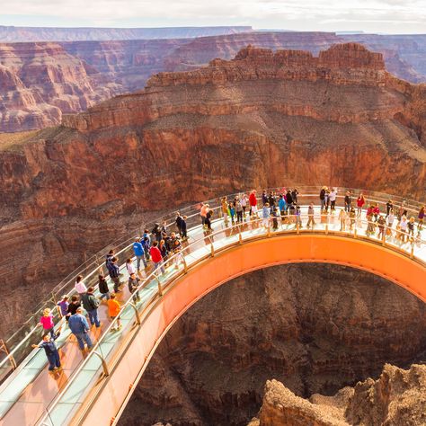 Since the Grand Canyon Skywalk opened in 2003, the attraction has generated its fair share of debate about its cost, its far-flung location, and its value. Here's what you need to know to determine whether it's worth your time. Las Vegas, Grand Canyon Skywalk, Grand Canyon West Rim, Grand Canyon West, Arizona Trip, Vacation 2023, Trip To Grand Canyon, Usa Bucket List, Channel Islands National Park