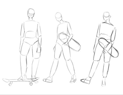 #skateboard #drawing #reference #poses #anatomy #basicanatomy #simpleanatomy #easy Skateboarding Reference Drawing, Skateboarding Drawing Poses, Someone Skateboarding Drawing, Skate Board Pose Reference Drawing, Reference Poses Skateboard, Skateboarder Pose Reference, Skateboard Drawing Poses, Skateboarder Drawing Reference, Drawing Reference Skateboard