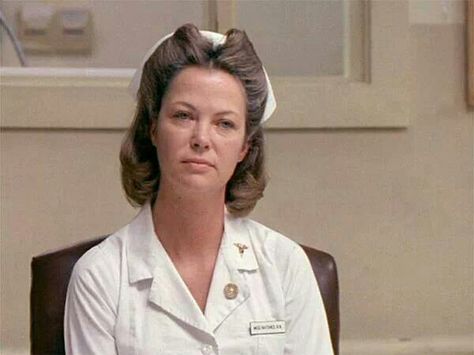 Nurse Ratchet in One Flew Over The Cuckoos Nest  Best bitch ever! Nurse Ratchet, Nurse Ratched, Louise Fletcher, Ken Kesey, Film Theory, Literary Theory, Character Role, Female Villains, Nurse Stuff