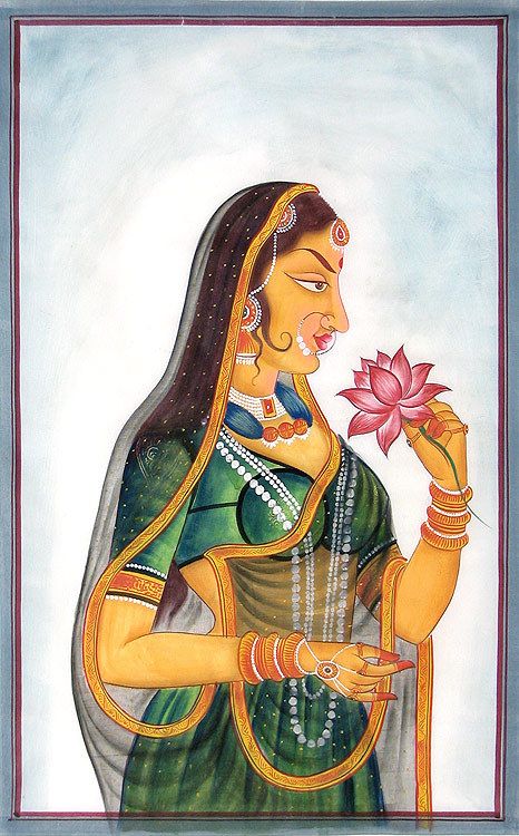 Wedding Indian Maharani Painting, Mandalas, Indian Queens Royals Painting, Mughal Queen Painting, Indian Queen Drawing, Indian Queen Art, Mughal Paintings Woman, Maharani Painting, Mughal Queen