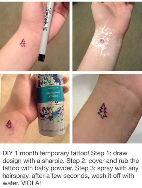 For when trying out new tattoos, much cheaper than ordering them online, you can make em yourself! Make Fake Tattoos, Make Temporary Tattoo, Long Lasting Temporary Tattoos, Diy Tattoo Permanent, Tattoo Diy, Diy Temporary Tattoos, Sharpie Tattoos, Tattoos For Black Skin, Geniale Tattoos