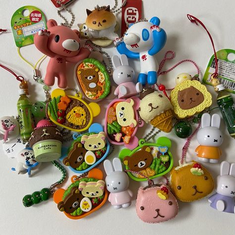 Kawaii, Fimo, Japan Trinkets, Japanese Trinkets, Cute Trinkets, Keychain Collection, Image Swag, Clay Art Projects, Cute Keychain