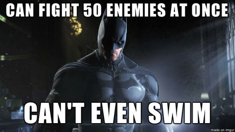 #Batman #Arkham Truth Fun via Reddit user th4tgen Arkham Origins Batman, Batman Suit, Arkham Origins, The Bat Man, Batman Arkham Origins, Batman Arkham City, Funny Meme Pictures, Superman Logo, Arkham City