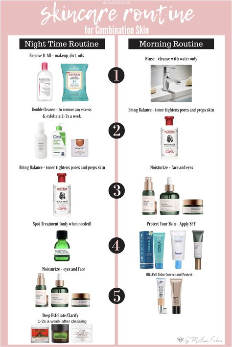 Skincare Combination Skin Products, Skincare Combination Skin, Combination Skin Products, Skincare Routine Combination Skin, Oily Skin Facewash, Glowing Skin Skincare, Combination Skin Care Routine, Skincare Must Haves, Skincare For Combination Skin